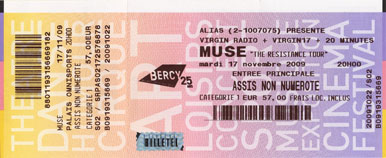 Scan place de concert : Oasis l (P.O.P.B. - Paris 12e)